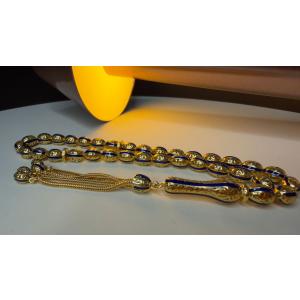 Mine İşlemeli Full Gümüş Tasarım Tespih