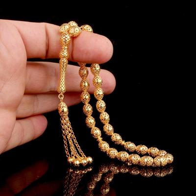 14 Ayar Altın Telkari İşlemeli Tesbih