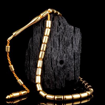 Kapsül Kesim Özel İşçilikli Altın Tesbih