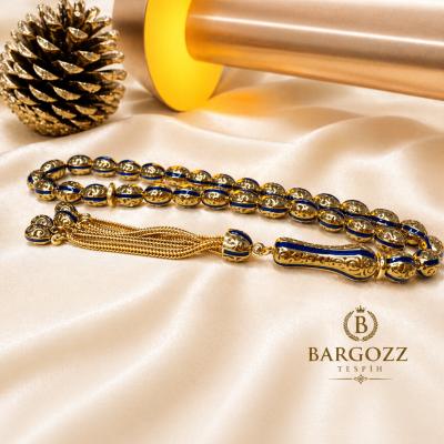 Mine İşlemeli Full Gümüş Tasarım Tespih