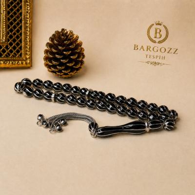 Mine İşlemeli Full Gümüş Tasarım Tespih