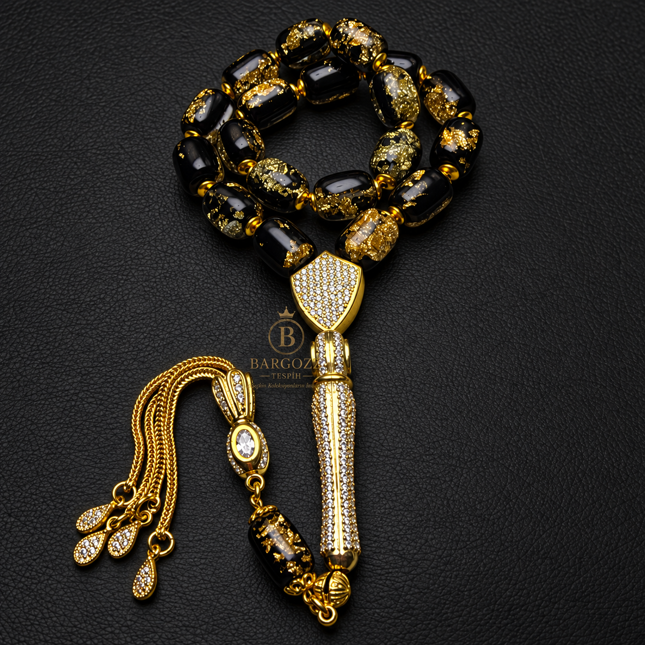 Golden Rosary Özel Tasarım Bilek Boy görsel 6