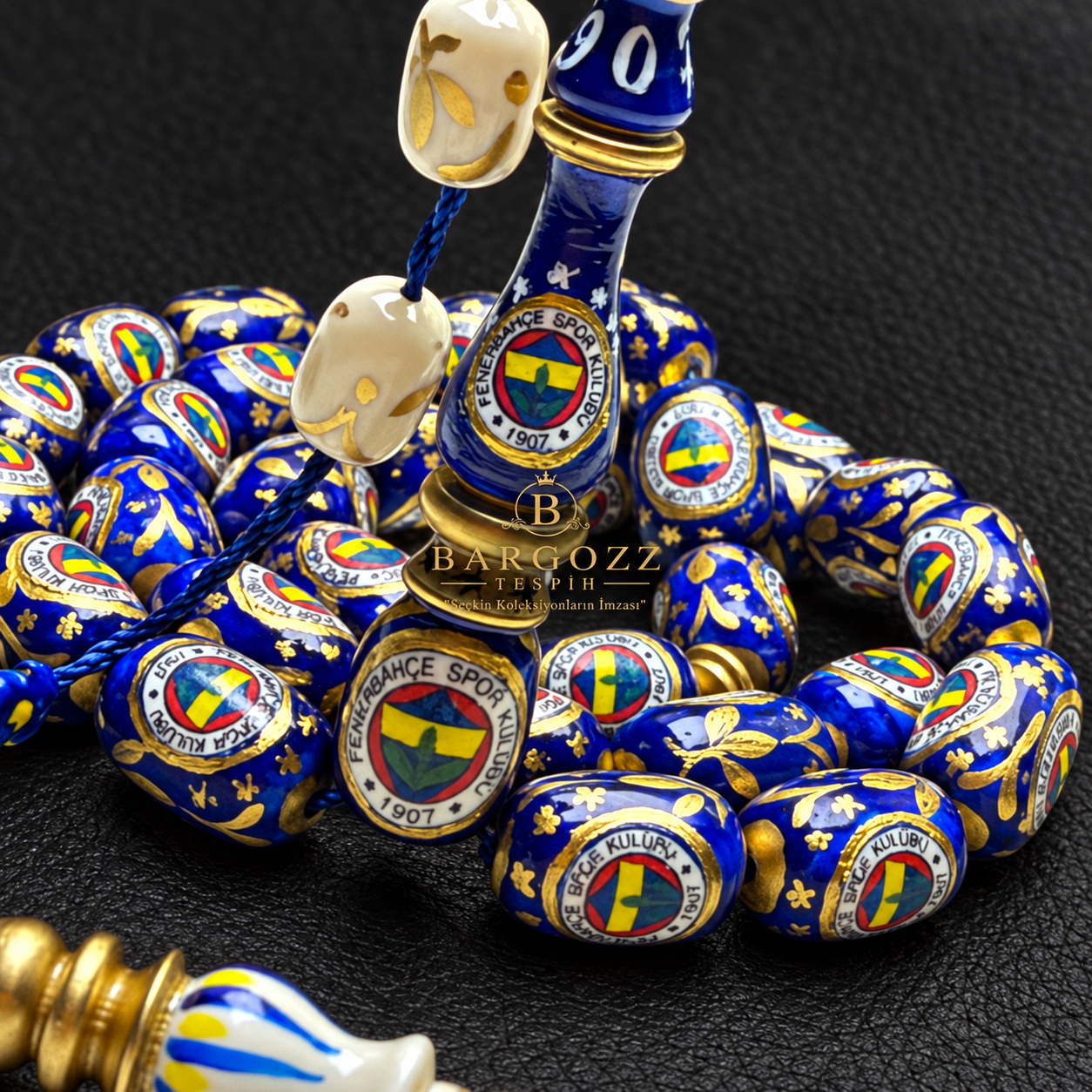 Fildişi Arya Kamalı Özel Fenerbahçe Taraftar2 24 Ayar Altın İşleme
