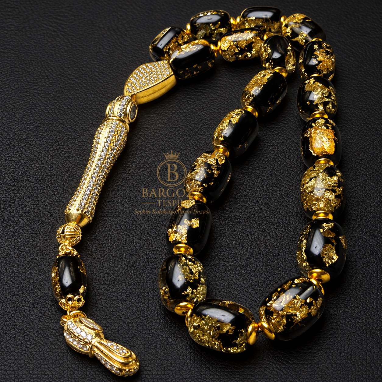 Golden Rosary Özel Tasarım Bilek Boy görsel 7
