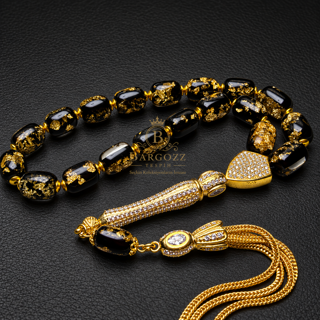 Golden Rosary Özel Tasarım Bilek Boy görsel 4